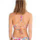 Hurley Γυναικείο μαγιό Palm Paradise Adjustable Bikini Top